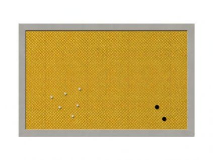 Nástěnka MESH - žlutá - 40×60 cm
