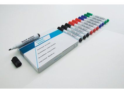 Popisovače bílých tabulí a flipchartů - 10 ks