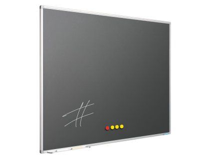 Tabule Softline - 100×100 cm - šedá antracit, keramická