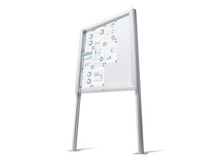 Sloupky pro vitríny SCT a SCL, s patkou