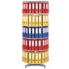 Archivační skříň otočná - 5 pater - šedá