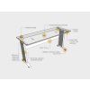 Kancelářské stoly Cross- tech.