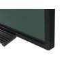 Tabule Softline v černém rámu - detail roh a polička