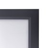 Venkovní vitrína SCTE Slim - detail roh